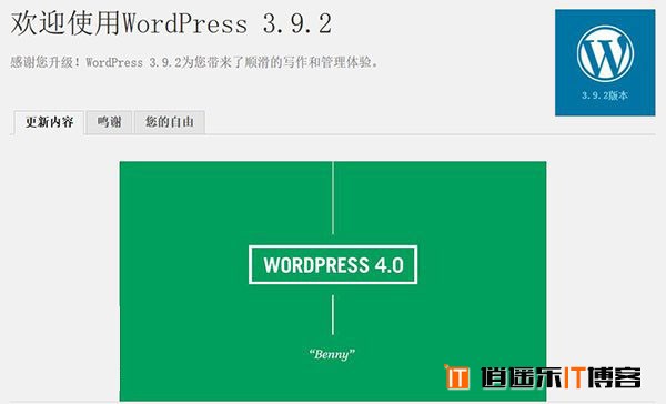WordPress 4.0“Benny”简体中文正式版发布下载