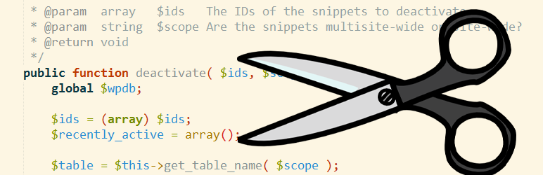 Code Snippets wordpress代码片段管理器插件汉化版