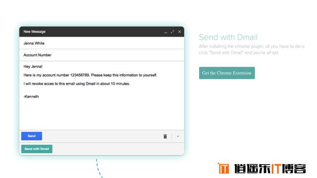 Dmail自动销毁、远程删除发送的Email邮件，发送隐私信息更安全可靠（Chrome插件功能）