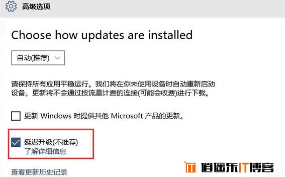 如何在win10电脑中设置延迟更新?不立即更新