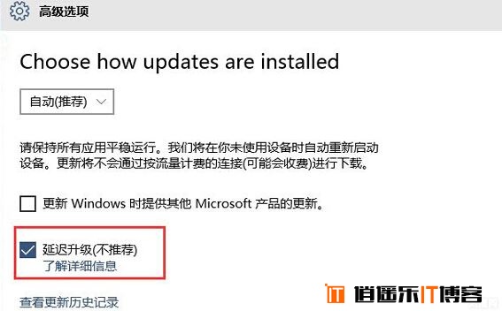 如何在win10电脑中设置延迟更新？不立即更新