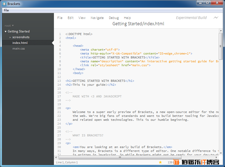 Adobe Brackets网页前端代码编辑器使用教程&免费下载
