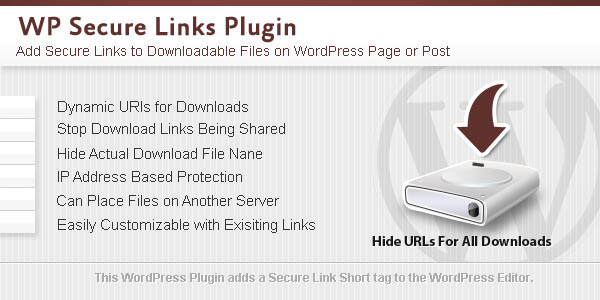 WP Secure Links V1.2 wordpress安全链接插件