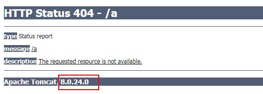 Apache Tomcat 隐藏错误页面的版本号的方法