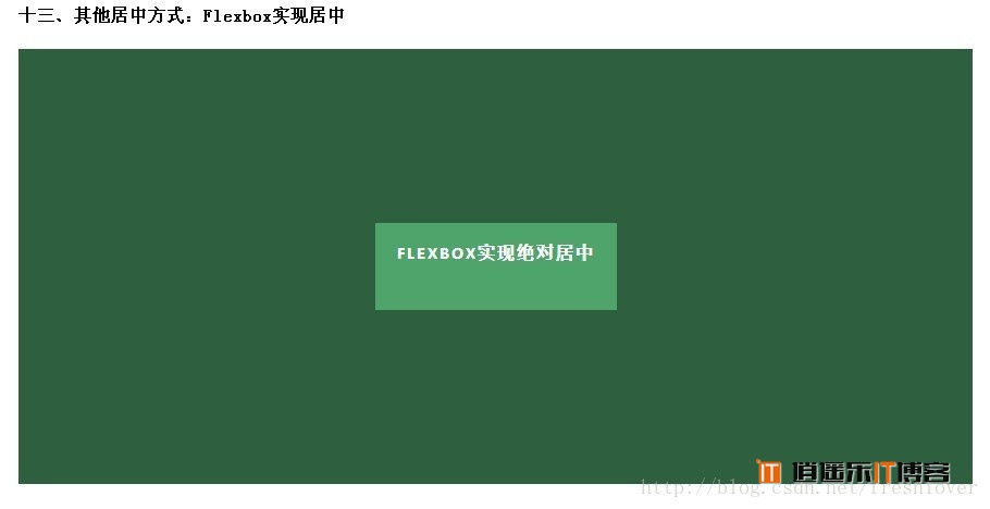 8种CSS实现垂直居中水平居中的绝对定位居中的方法