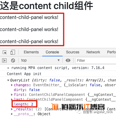 Angular10教程--2.8 ContentChild与ContentChildren 装饰器