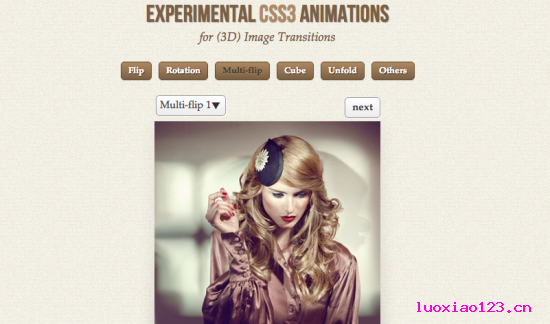 真是神了！10款伴随惊人动态效果的CSS3页面实验