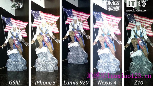 iPhone5/Lumia920/GS3/Nexus4/Z10拍照比拼