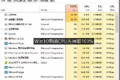 CPU占用率高怎么办_Win10 CPU占用率100%解决办法