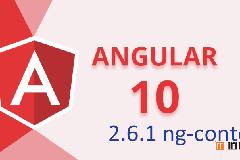 Angular10教程–2.6.1 ng-content标签